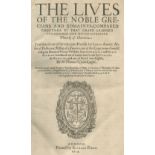 PLUTARCH The Lives of the Noble Grecians and Romaines, 2 parts in 1 vol., Richard Field, 1612[-1610]