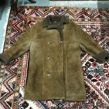 A Vintage Morlands Real Lambskin coat. Size M.