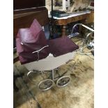 A Vintage dolls pram