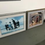 A Lot of two large Jack Vettriano prints.