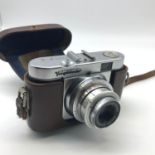 A Vintage Voigtlander Vito B Camera with case.