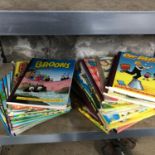 A Lot of vintage Broons, Oor Wullie and Beezer annuals