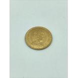 Gold Dutch 10 Guilder coin [dated 1911]