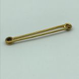 Antique 15ct gold pin [3.2 grams]