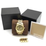 A Ladies Michael Kors Runaway Chronograph watch MK5055, Comes with box and manual book