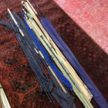 A Collection of good quality fishing rods to include Daiwa Osprey Salmon rod, Hardy's cane rod,