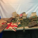 A Lot of Antique military collectables to include Various respirators with spares, Rare 1901