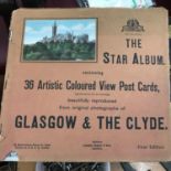 A Vintage 'The Star Album' First Edition album of 36 Artistic Coloured View Post Cards Beautifully