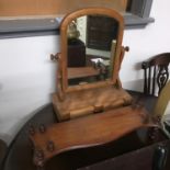 A Victorian shaving mirror