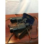 Spindler & Hoyer Binoculars Gottinga 6 x 42 Gosechs together with Marcus leather and velvet lined