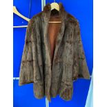 A Ladies vintage fur long coat.
