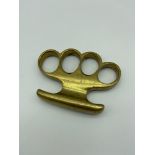 Antique heavy brass Knuckle duster.