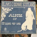A Vintage 'Blinks O'Bonnie Scotland- The Lady of the Lake' First Edition Album of 72 Coloured Post
