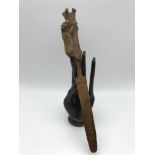 Antique hand carved Black Forest bear design letter opener. Measures 29cm in length.