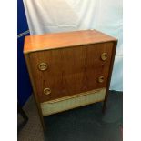 A Retro mid century A.H. McIntosh & Co Ltd Kirkcaldy Scotland teak 5 drawer chest supported on