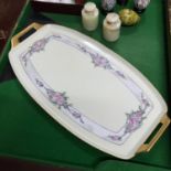 A Vintage Hutschenreuther Selb Art Nouveau design dressing table tray. Detailed with floral
