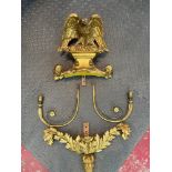 A lot of matching Regency mouldings possibly for a mirror or wall sconces. Parts include large