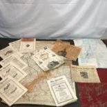 A Collection of early and mid 1900's magazines, ordnance maps, newspapers and certificate.