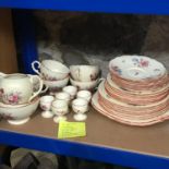 A 34 Piece Coalport tea set with egg cups 'Kings Ware' A.D.1750.