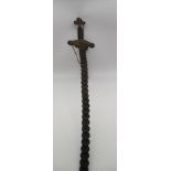 A 18TH/19TH Century Chinese Coin Sword. Measures 62cm in length