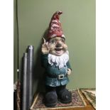 A Large standing gnome figure. [94cm in height]