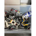 A Box containing a quantity of star wars lego, Guardians of the galaxy lego and various others.
