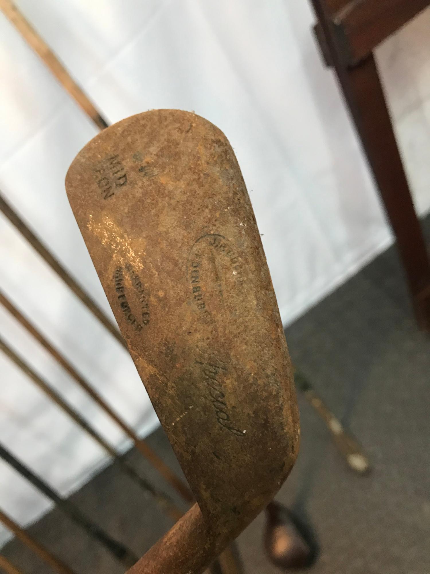 A Large collection of vintage Hickory Shaft golf clubs. Includes makes such as J.G.SMITH, Cann & - Image 18 of 18