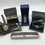 A Lot of various wrist watches to include Timex, Sekonda, Swiss Empress, Accu.2 and Gents Smiths