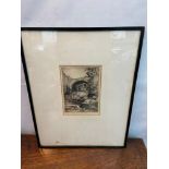 Alexander Roy Gibson [1880- 1968] This is an original signed etching by Alexander Gibson. Art work