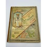 1886 Dean & Son London, Children's Book, Buckets & Spades Nursery Rhymes with Words & Music, Cats,
