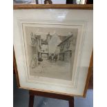 Cecil Aldin: signed limited edition [Fine Art Trade Guild] coloured print 'The Golden Cross Inn,