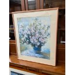 A Large vintage still life flower print after C. Monet.