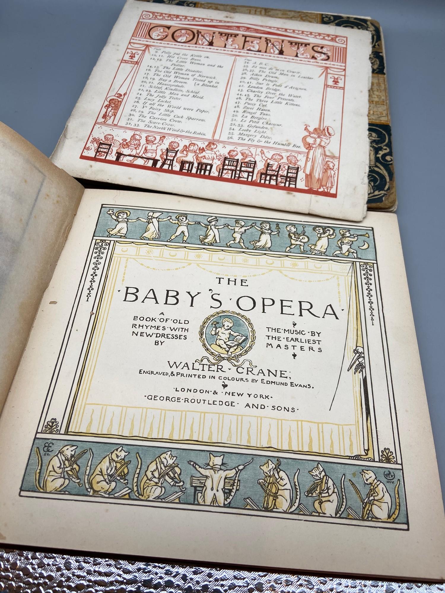 Two antique books- The Baby's Bouquet and The Baby's Opera by Walter Crane. - Image 3 of 6