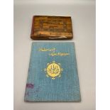 Antique album of flowers from the holy land Jerusalem together with a 1945 Rubaiyat of Omar