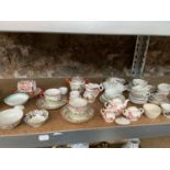 A Quantity of Georgian and Victorian Transfer design Child's nursery porcelain dishes, Plates and