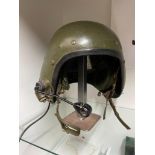 A Military Amplivox Ltd Helmet- Headset Electrical A- Vehicle Crewman's Headgear.