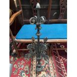 A Large cast iron antique roof finial. [90cm length]