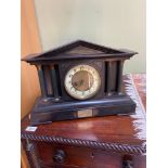 Antique Junghans mantle clock presented by Royal Hotel, Inverkeithing in 1894. Comes with key and