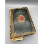A 18th century Holy Bible, containing The Old Testament. Dated 1773. Leather bound with gilt