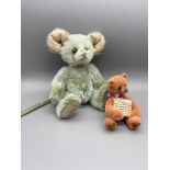 A Lot of two collectable teddies. Minimo collection by Charlie Bear Nibble limited edition 456 of