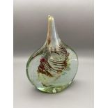 A Vintage Isle of Wight Studio glass lollipop bud vase. [17cm height]