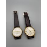 Two vintage Gent's watches which includes Sekonda 18 jewel shockproof de-luxe and Mandana 17 jewel