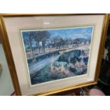 A McIntosh Patrick limited edition print [581/850] Gone Fishing. Signed in pencil by the artist. [