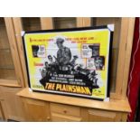 Original film poster 'The Plainsman' framed.