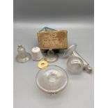 Vintage medical instruments ' Glass Nipple Shield, with original box