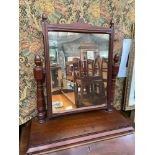 A Large Victorian dressing table mirror.