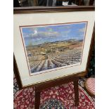 A McIntosh Patrick print titled 'Sidlaw Vista From Muirhead'