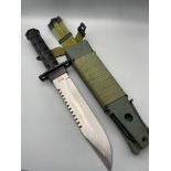 MFH Survival Knife with sheath.