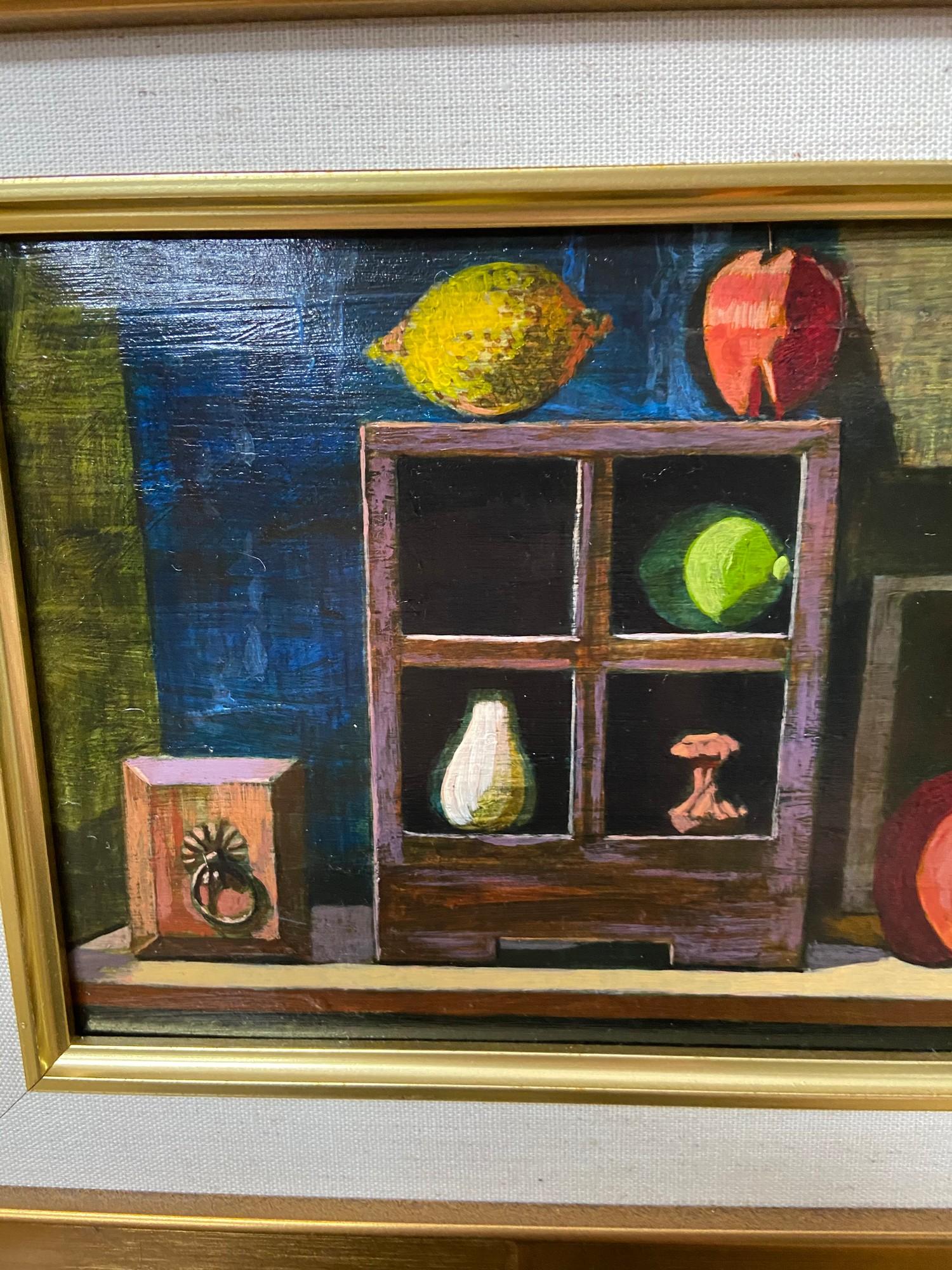 A Vintage still life oil painting on canvas. Well executed painting.Fitted within a quality gilt - Image 2 of 3