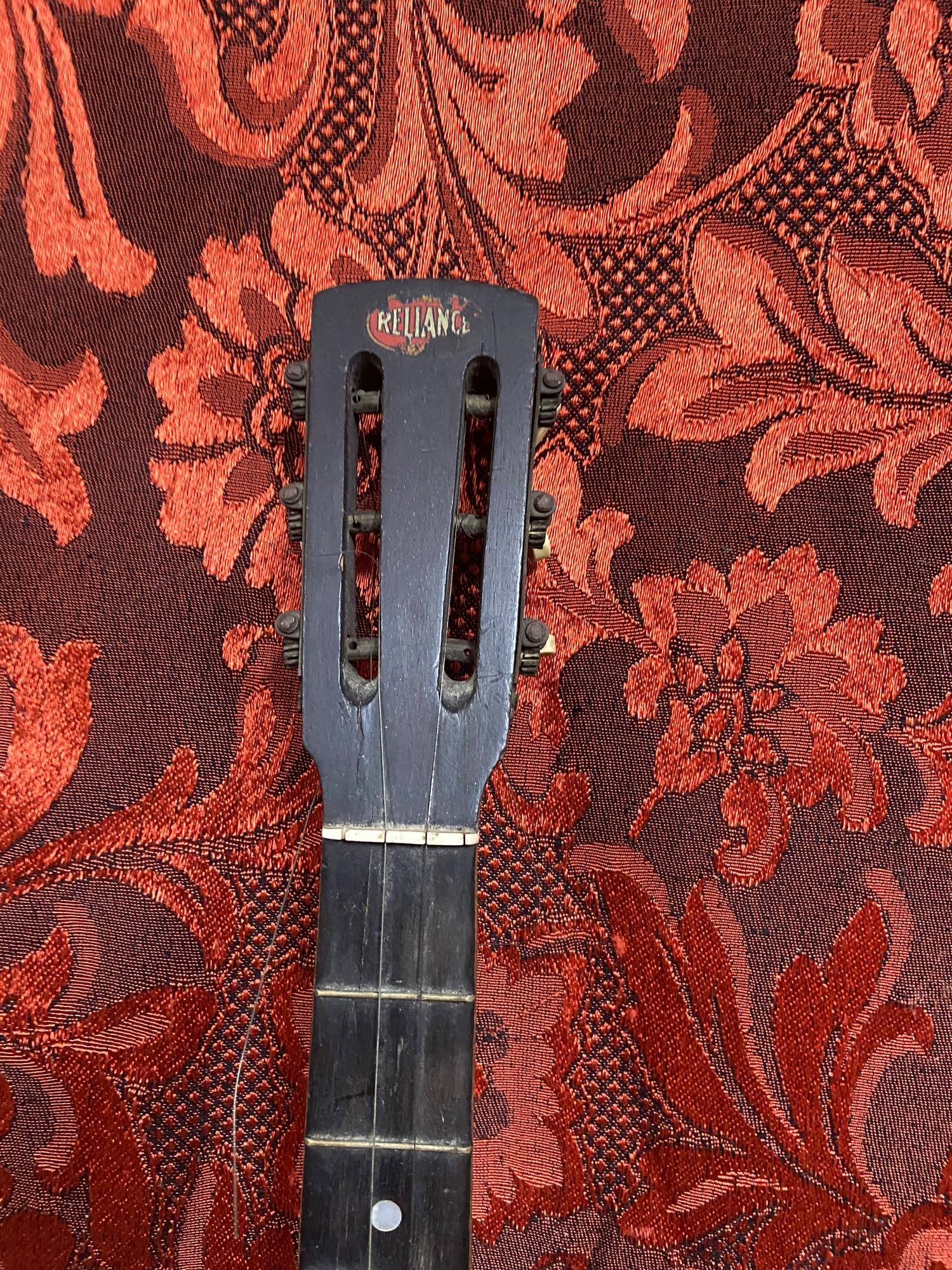 A Vintage 6 string banjo produced by Reliance. - Image 2 of 4